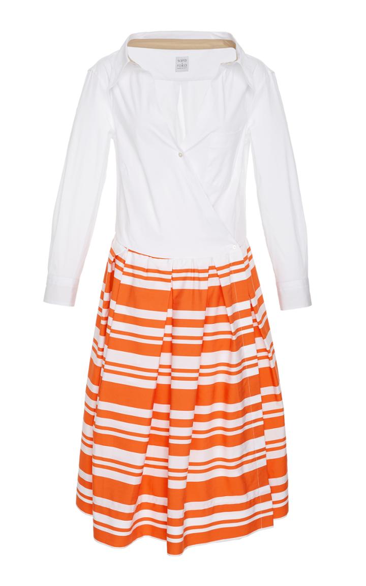 Sara Roka Blancha Midi Shirt Dress