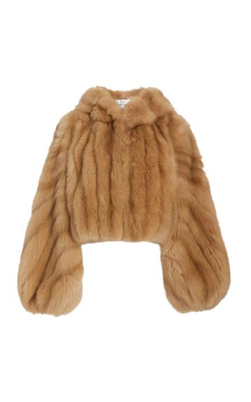 Moda Operandi J. Mendel Hooded Fur Cropped Jacket