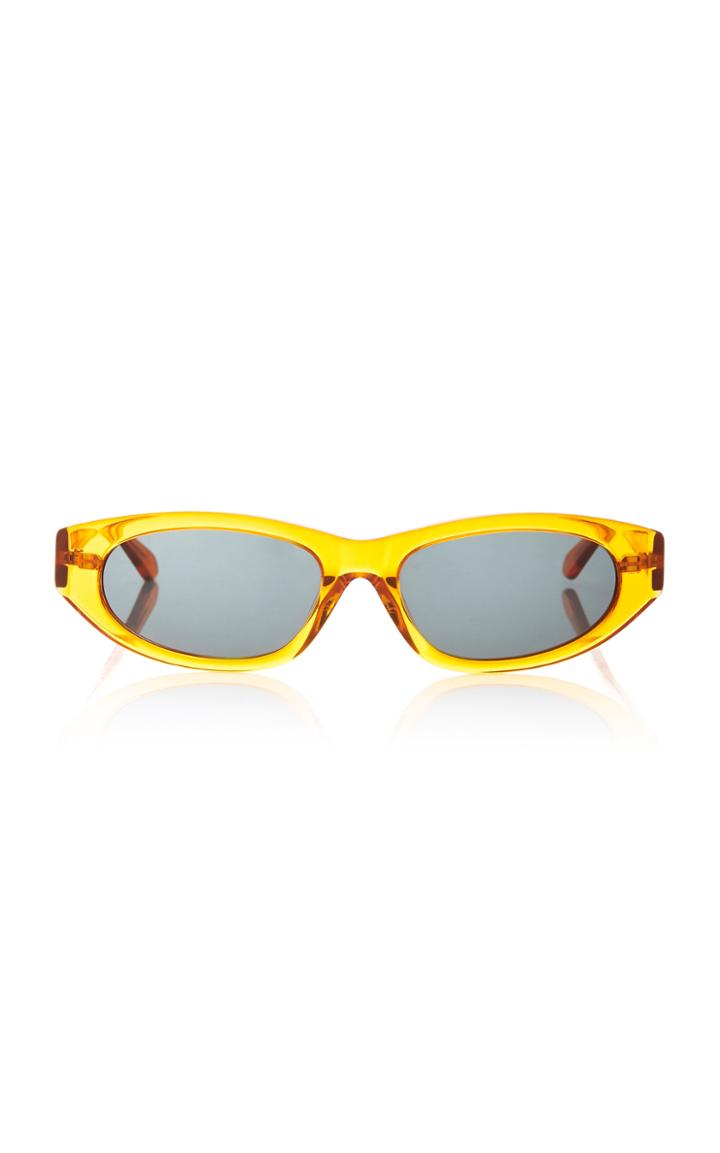 Karen Walker Paradise Lost Oval-frame Acetate Sunglasses