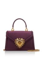 Dolce & Gabbana Devotion Mini Embellished Silk-satin Shoulder Bag