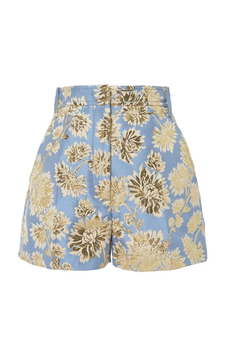 N21 Gregoria Floral Jacquard Shorts