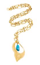 Brinker & Eliza Inner Peace 24k Gold Pendant Necklace
