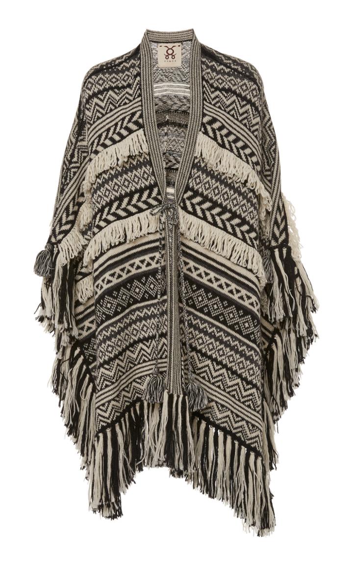 Figue Formentera Fringe-trimmed Alpaca Shawl