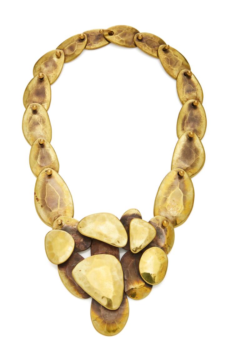 Moda Operandi Lisa Eisner Blackened Bronze 3d Necklace
