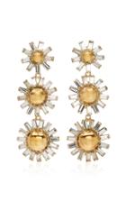 Rosantica Idillio Gold-tone Crystal Drop Earrings