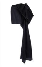Moda Operandi Alitte Stretch Leather Bow Skirt Size: 0