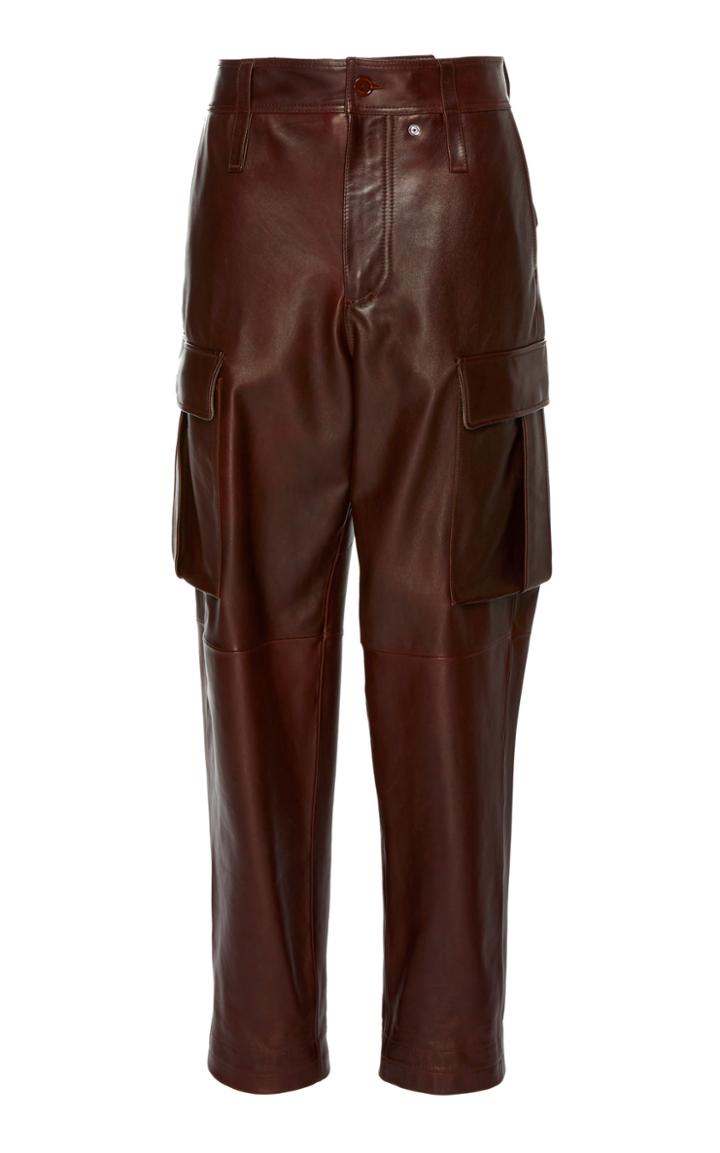 Acne Studios Lat Leather Cargo Trouser