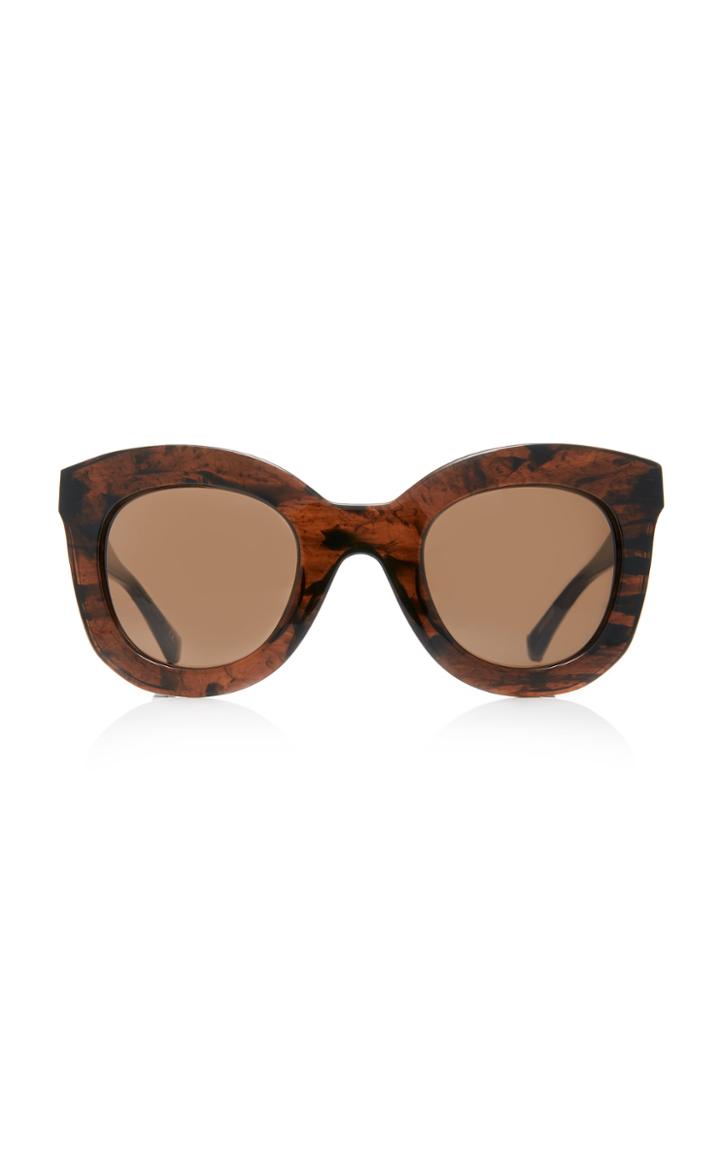 Moda Operandi Kate Young Rosalba Cat-eye Acetate Sunglasses