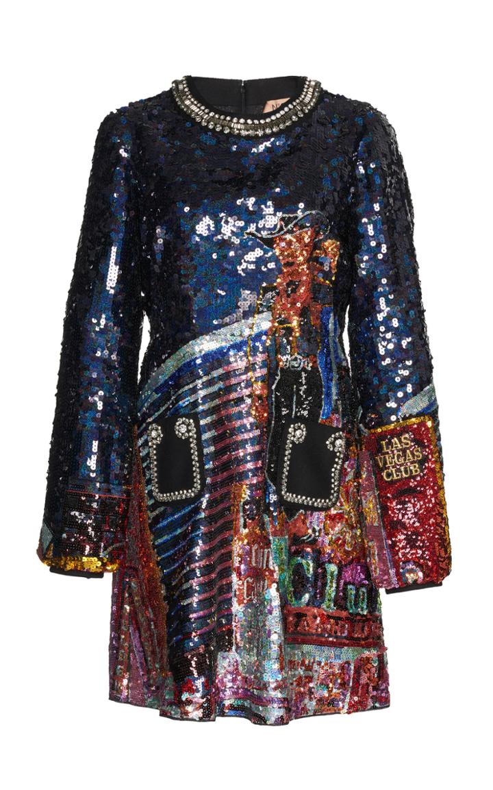 N 21 N&deg;21 Crew Neck Mini Dress
