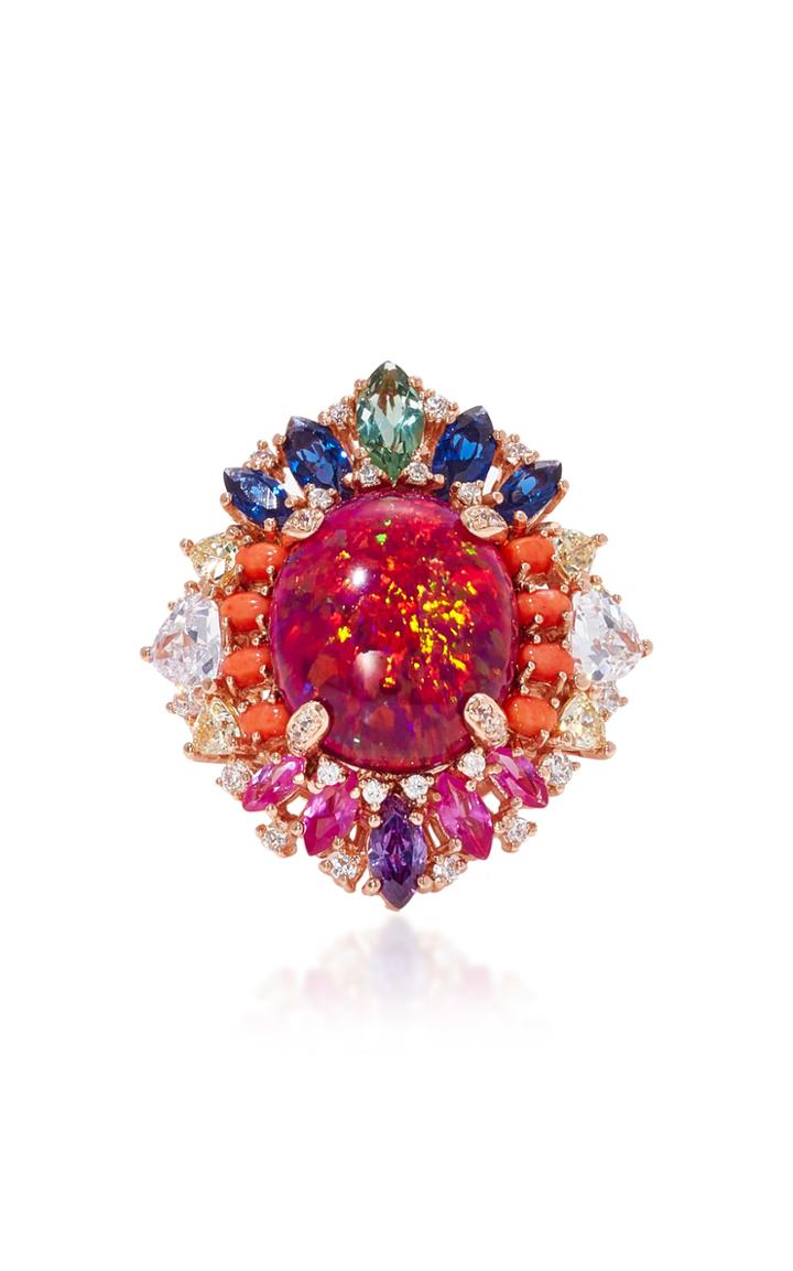 Anabela Chan Violet Opal Ring