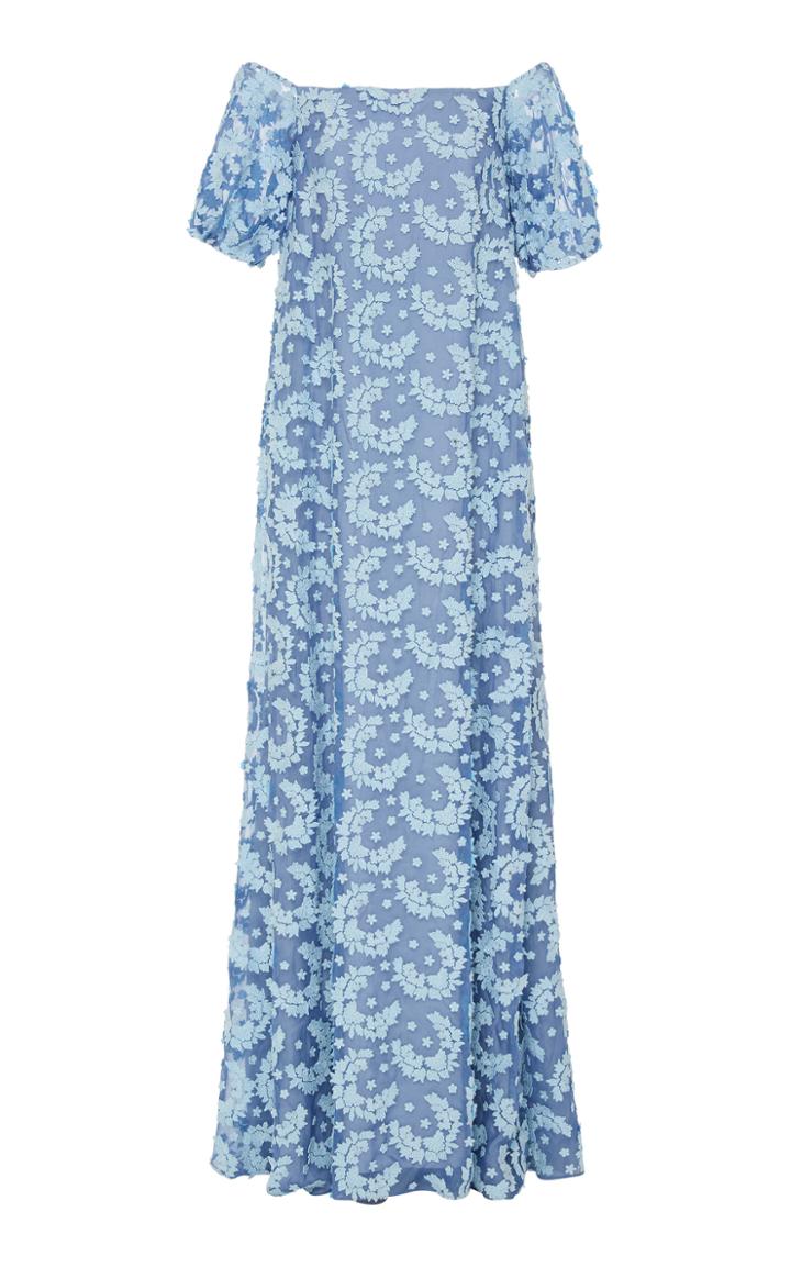 Moda Operandi Markarian Marie Off The Shoulder Appliqud Gown Size: 0