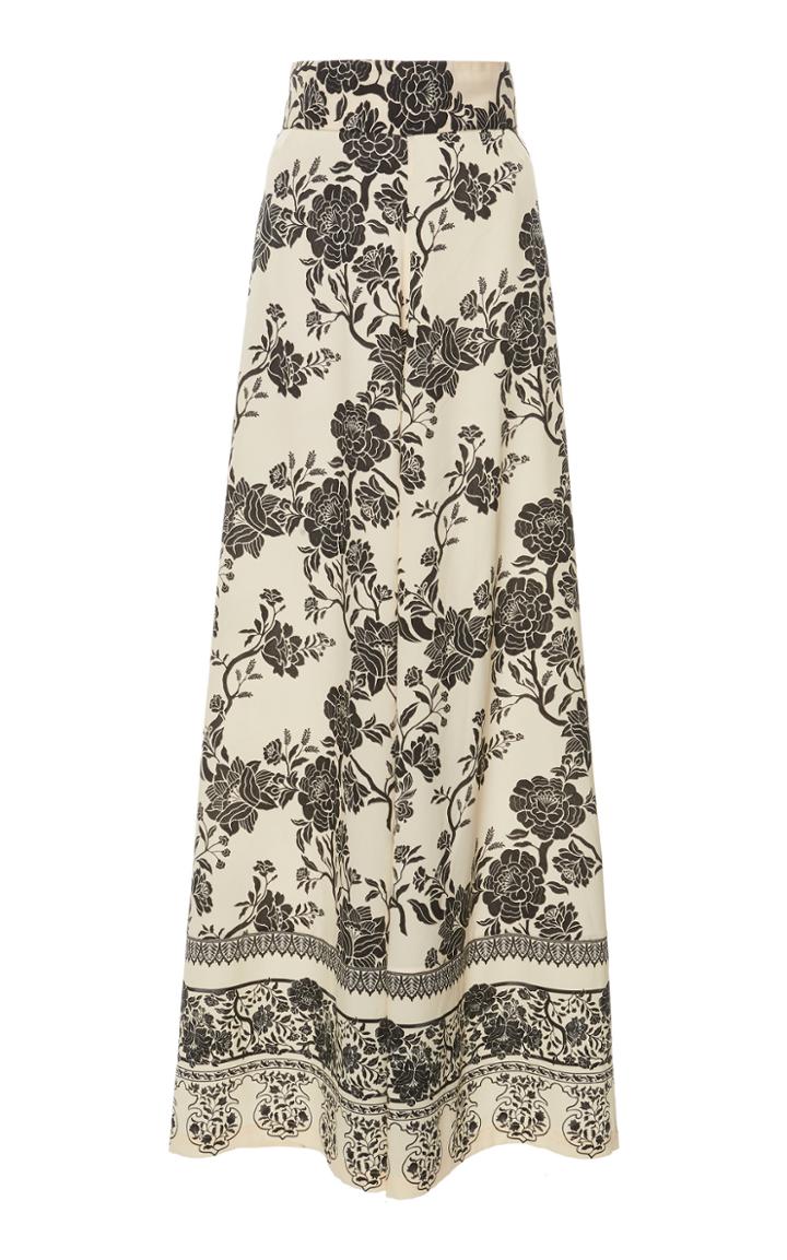 Johanna Ortiz Melancolia Wide-leg Georgette Pants