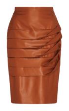 Marco De Vincenzo Chintzed Wool Skirt