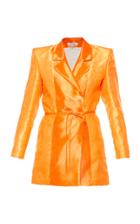 Moda Operandi Mach & Mach Organza Mini Wrap Dress