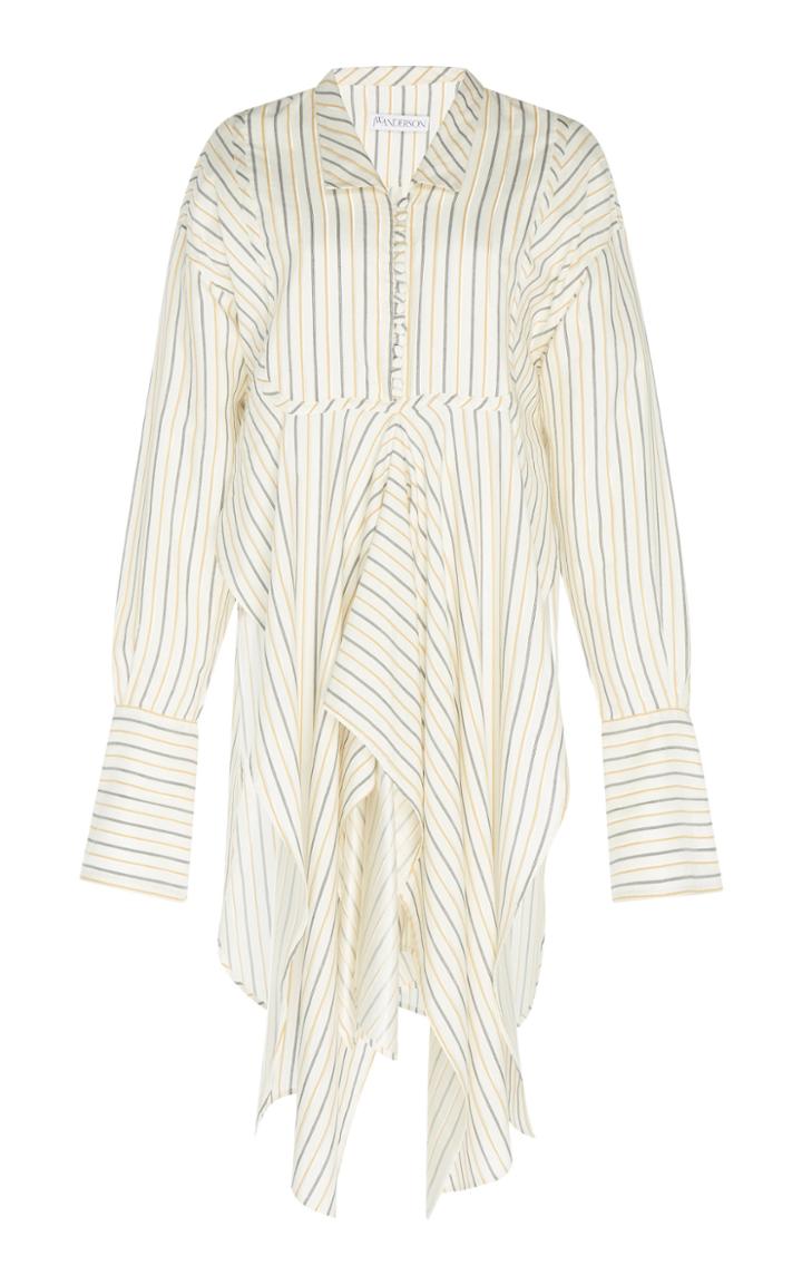 Jw Anderson Striped Satin Shirt