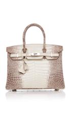 Heritage Auctions Special Collection Hermes 30cm White Himalayan Matte Nilo Crocodile Birkin