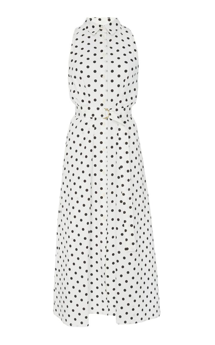 Mds Stripes Sleeveless Shirtdress