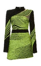 Balmain Mesh Detail Mini Dress