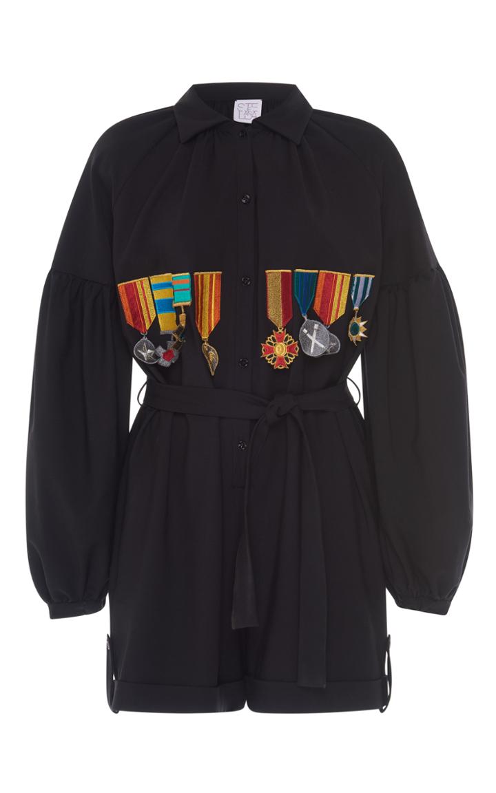 Stella Jean Belted Medallion Romper