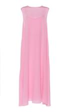 Rochas Overgross Double Silk-satin Sleeveless Gown