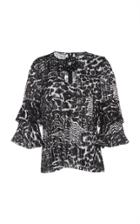 Andrew Gn Animal Print Top