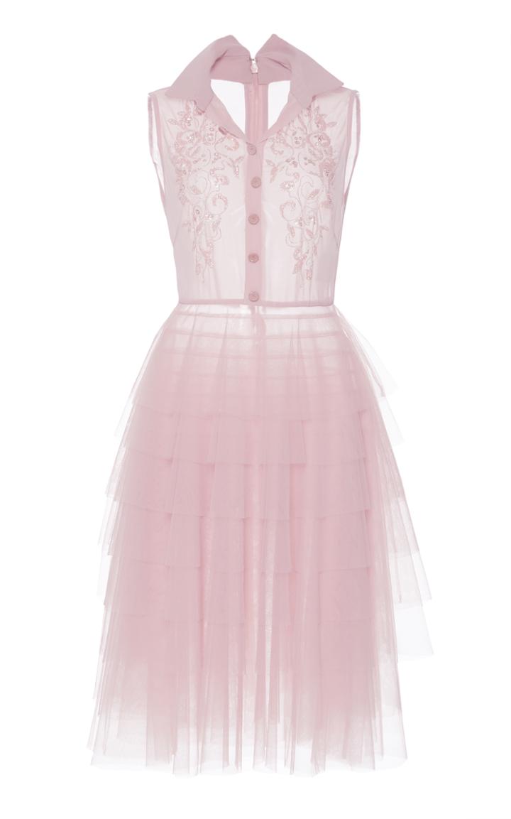 Georges Hobeika Tiered Knee-length Dress
