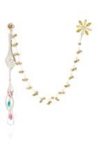 Rodarte Drop And Stud Earring Set With Drapery
