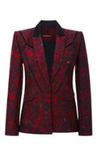 Zac Posen Novelty Jacquard Tailored Blazer