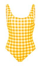 Solid & Striped Gingham One-piece Swimsuit