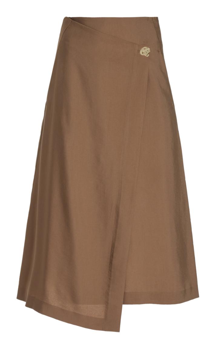 Moda Operandi Vince Asymmetric Wrap Skirt