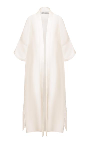 Abadia Oversized Silk Organza Cardigan