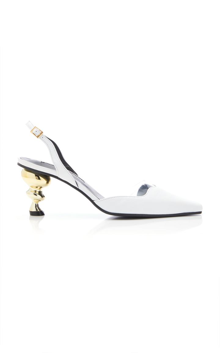 Yuul Yie Lissom Slingback Leather Pumps Size: 35