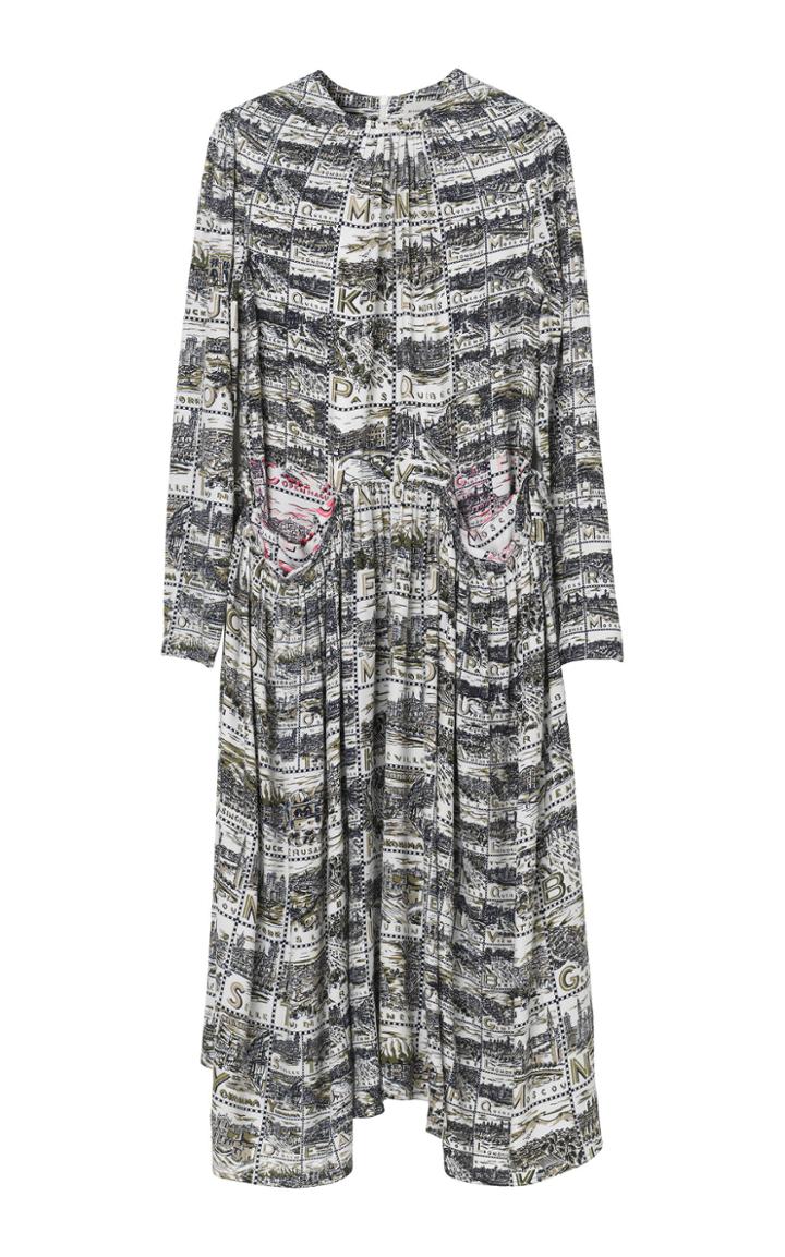 By Malene Birger Faroa Printed Midi Dress