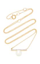Mateo 14k Gold Diamond And Pearl Necklace