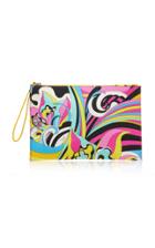 Emilio Pucci Merida Printed Pvc Pouch