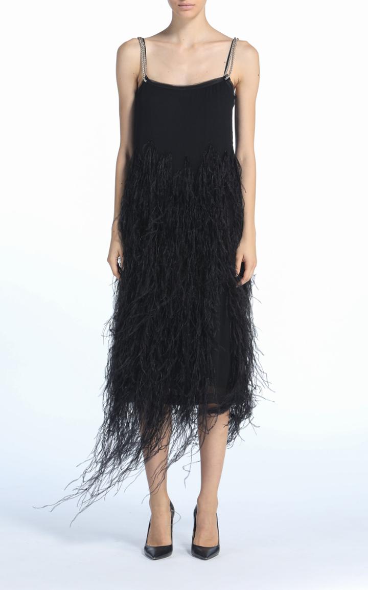 Moda Operandi N21 Feather Chiffon Dress