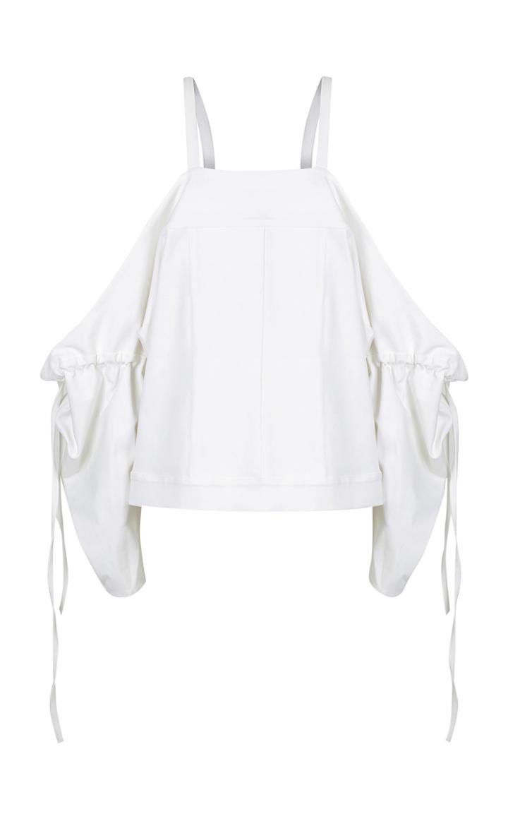 Strateas Carlucci Splice Orchis Drawstring Top