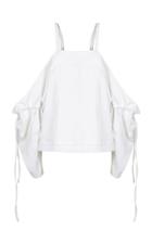 Strateas Carlucci Splice Orchis Drawstring Top