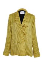 Asceno Printed Long Sleeve Blazer