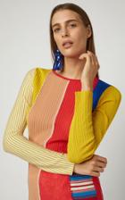 Marni Colorblocked Cotton-blend Top
