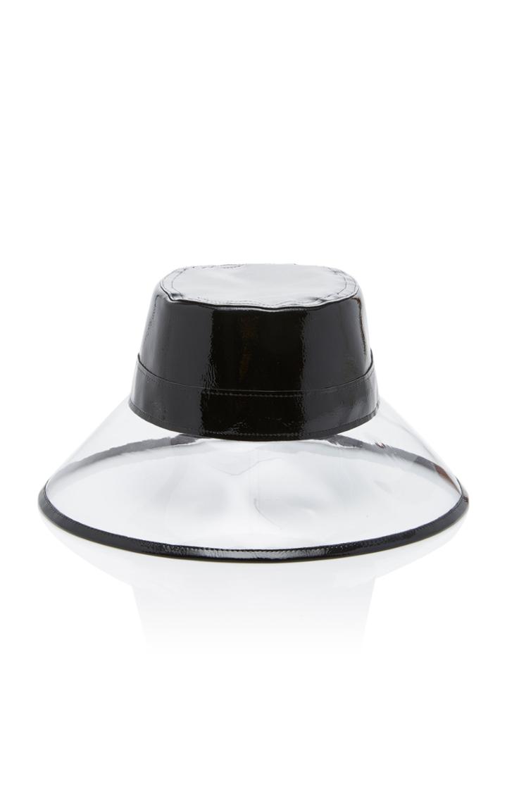 Eric Javits Go-go Patent Leather And Pvc Bucket Hat