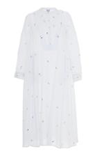 Thierry Colson Victoria Embroidered Cotton Maxi Dress