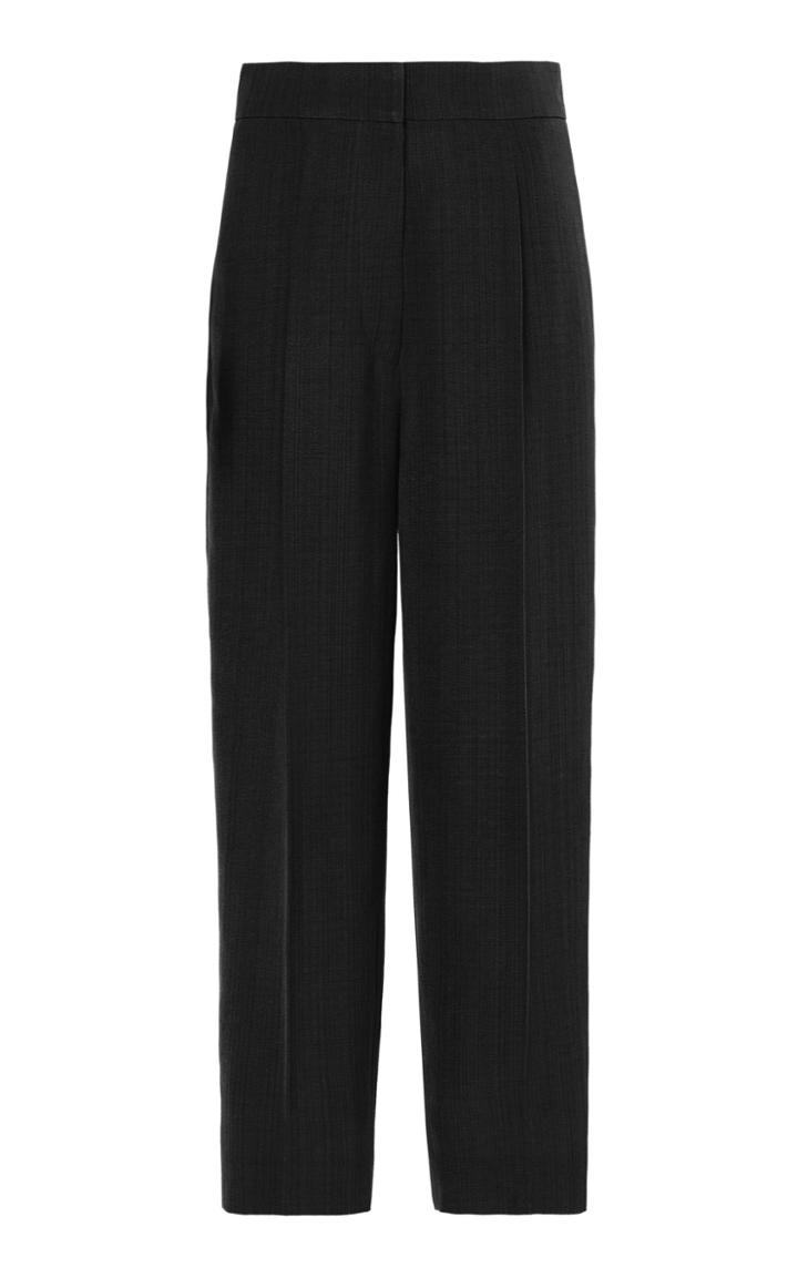 Moda Operandi Petar Petrov Hyatt Silk-blend Tapered Pants Size: 32