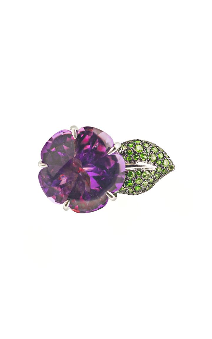 Moda Operandi Tiina Smith Vintage Chanel Fine Jewelry Amethyst And Tsavorite Large F