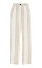 Mara Hoffman Dita High-waisted Straight-leg Linen Pants