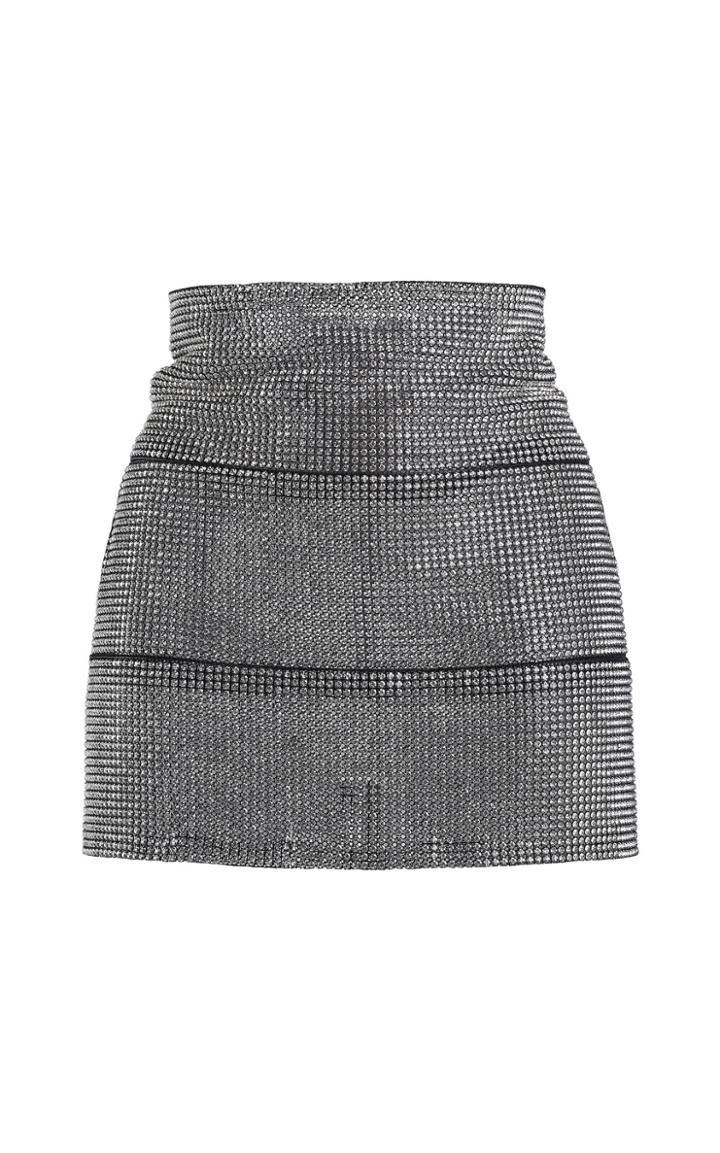 Fannie Schiavoni Zoe Crystal Mini Skirt