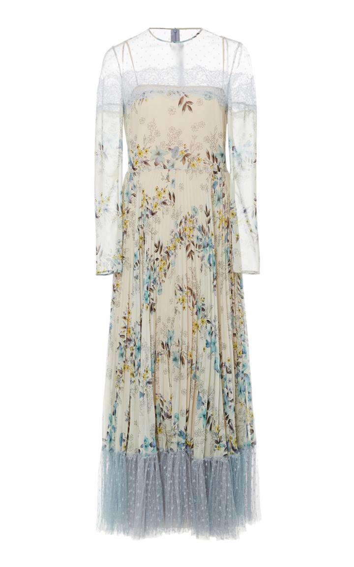 Red Valentino Floral Printed Midi Dress