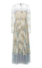 Red Valentino Floral Printed Midi Dress
