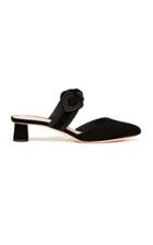 Loeffler Randall Maria Bow Suede Mules