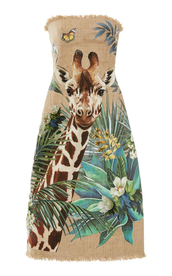 Dolce & Gabbana Printed Canvas Dress